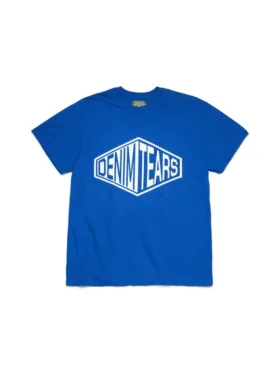 3D Box Logo T-shirt Blauw