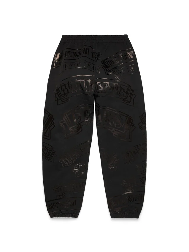 ADG-sweatbroek met bannerprint, zwart