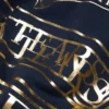ADG-sweatpants met bannerprint, marineblauw