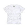 ADG T-shirt met bannerprint, wit