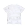ADG T-shirt met bannerprint, wit