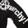 Anarchy Wreath T-shirt met lange mouwen, zwart
