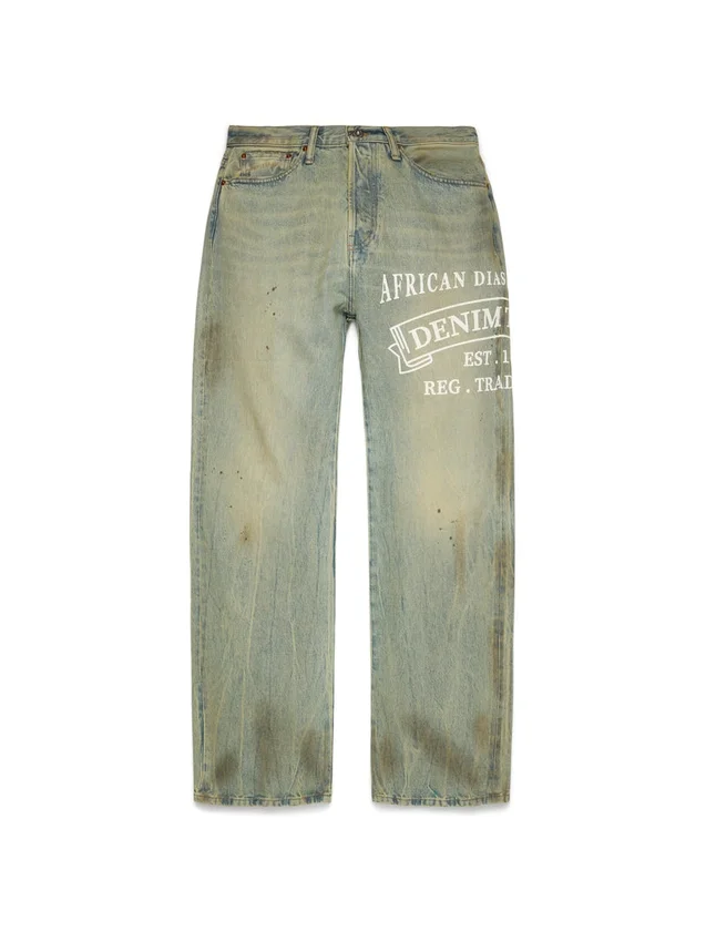 Baggy ADG-Denim broek, ‘Dirty Wash’