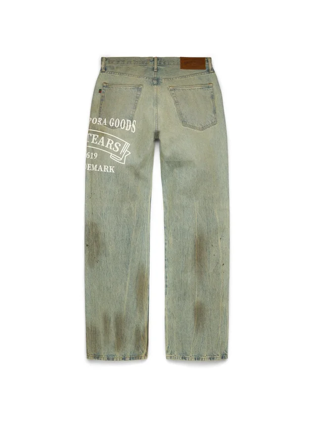 Baggy ADG-Denim broek, ‘Dirty Wash’