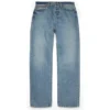 Baggy Denim broek, lichte wassing