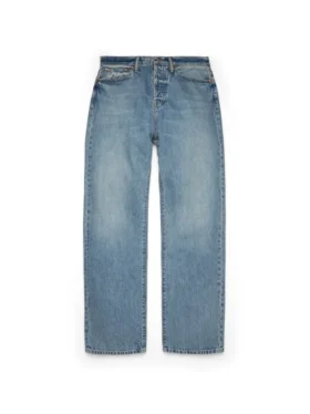 Baggy Denim broek, lichte wassing