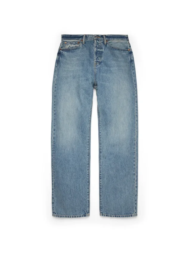 Baggy Denim broek, lichte wassing