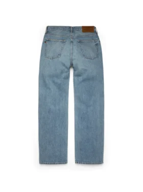 Baggy Denim broek, lichte wassing