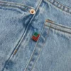 Baggy Denim broek, lichte wassing