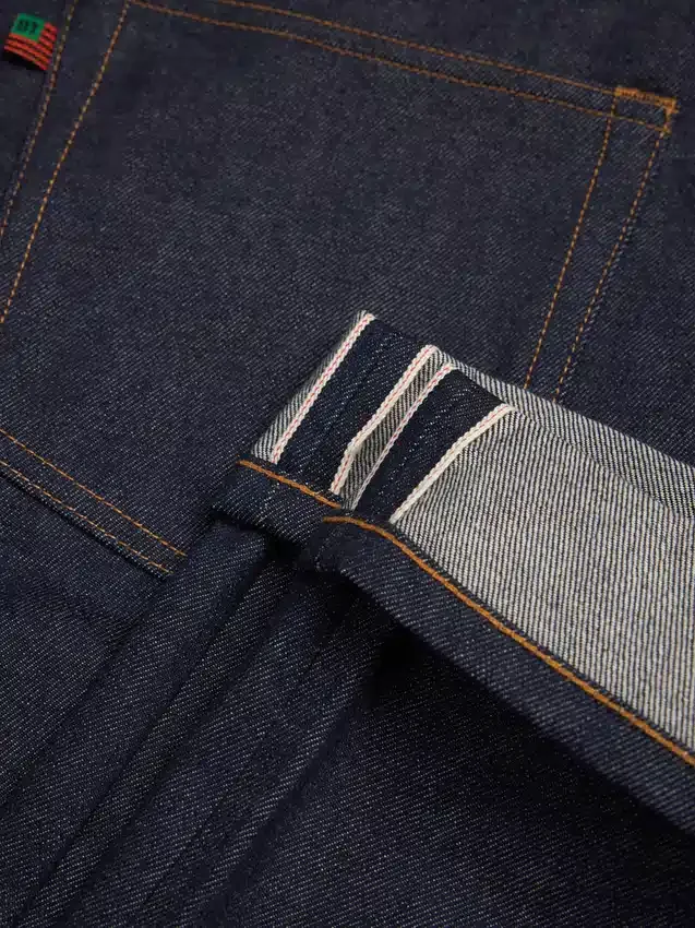 Baggy Denim broek met selvedge
