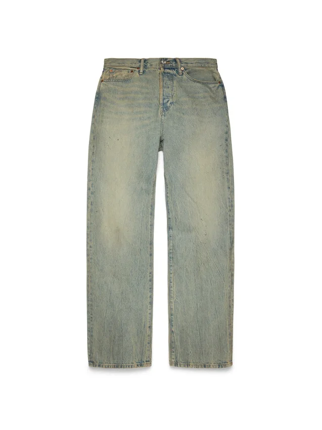 Baggy Denim spijkerbroek, vuile was