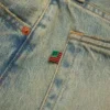 Baggy Denim spijkerbroek, vuile was
