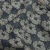 Baggy Jacquard Wreath-Denim-broek