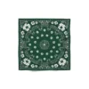Bandana met Cotton Wreath en paisleypatroon, groen