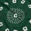 Bandana met Cotton Wreath en paisleypatroon, groen
