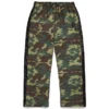 Camo-joggingbroek met pailletten en open zoom