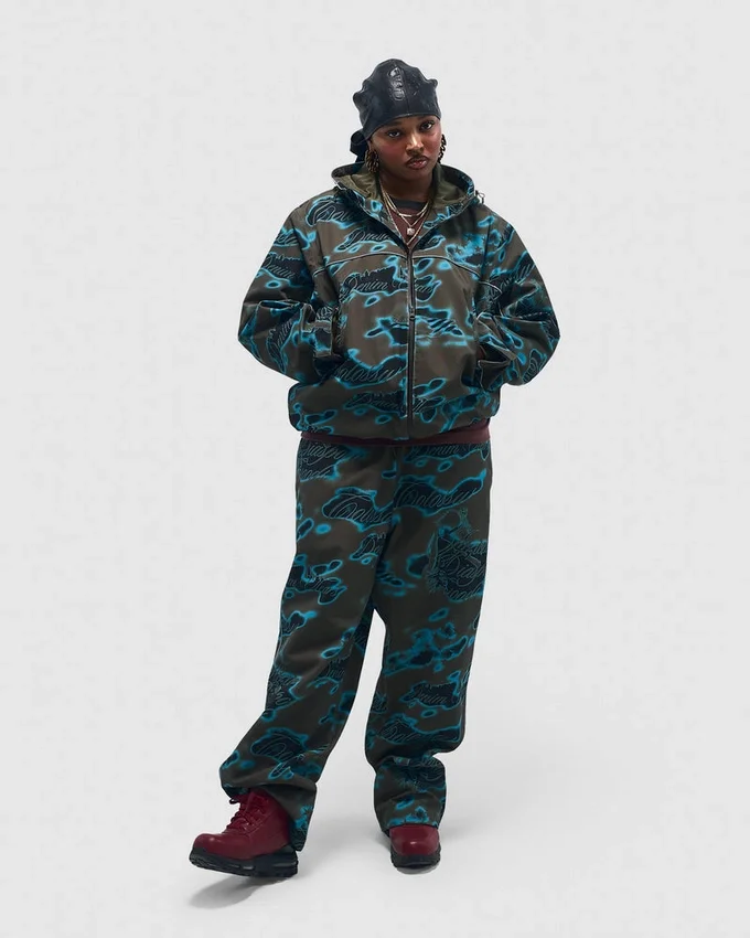 Cloud Camo-broek met getapete naden