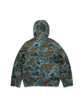 Cloud Camo-shelljack met getapete naden