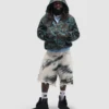 Cloud Camo-shelljack met getapete naden
