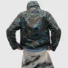 Cloud Camo-shelljack met getapete naden