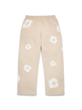 Cotton Wreath baggy joggingbroek crèmekleurig