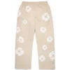 Cotton Wreath baggy joggingbroek crèmekleurig