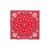 Cotton Wreath bandana met paisley-motief en krans, rood