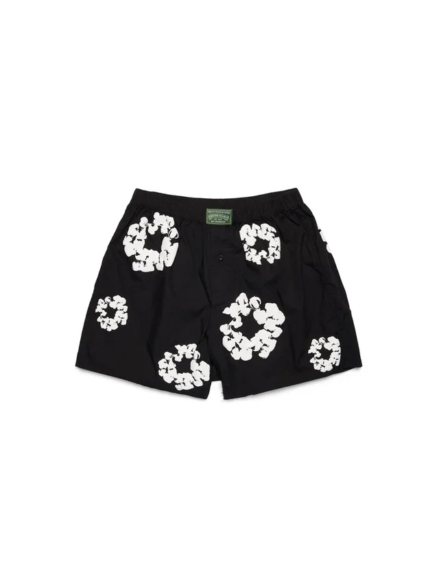 Cotton Wreath Boxershort met kransmotief, 3-pack, multi