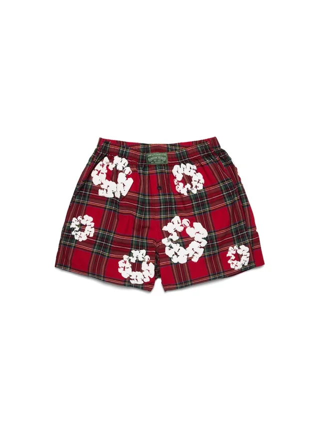 Cotton Wreath Boxershort met kransmotief, 3-pack, multi
