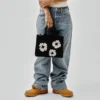 Cotton Wreath Canvas Tas met Katoenen Krans, Klein