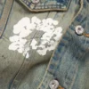 Cotton Wreath-Denim-jasje, ‘Dirty Wash’