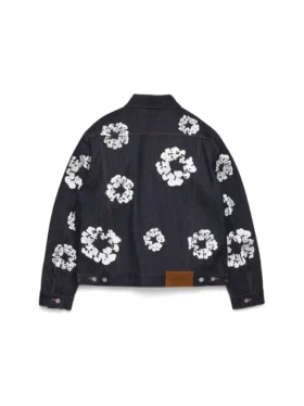 Cotton Wreath-Denimjas met selvedge