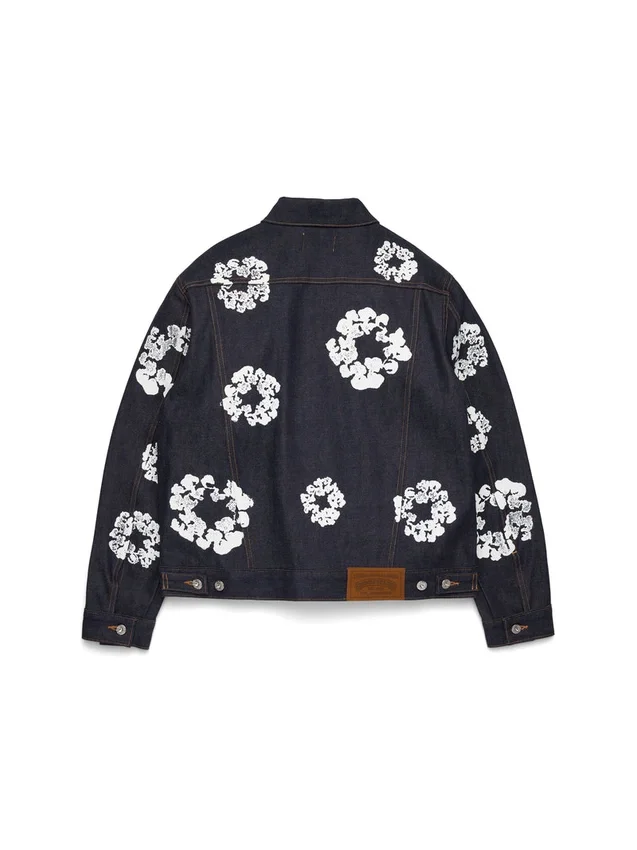 Cotton Wreath-Denimjas met selvedge