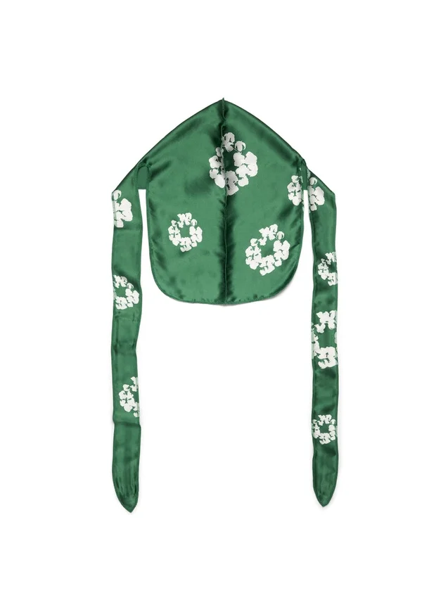 Cotton Wreath-durag, groen