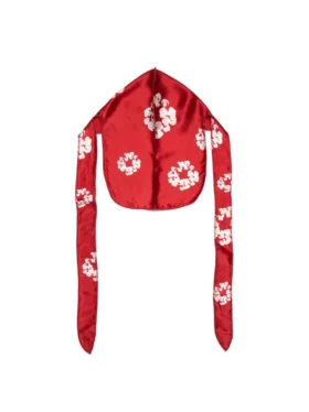 Cotton Wreath-durag, rood