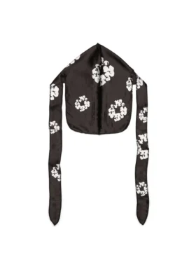 Cotton Wreath-durag, zwart