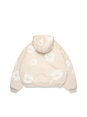 Cotton Wreath Hoodie met capuchon, kleur Oatmeal