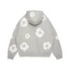 Cotton Wreath Hoodie met kransmotief, grijs