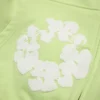 Cotton Wreath Hoodie met rits, mint