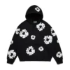 Cotton Wreath Hoodie, zwart