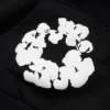Cotton Wreath Hoodie, zwart