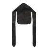 Cotton Wreath leren durag, zwart