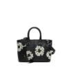 Cotton Wreath-leren tas, klein