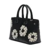 Cotton Wreath-leren tas, klein