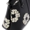 Cotton Wreath-leren tas, klein
