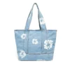 Cotton Wreath lichtgewassen Denim shoppers