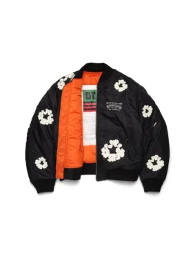 Cotton Wreath MA-1-bomberjack Zwart