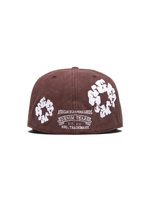 Cotton Wreath New Era 59FIFTY Canvas Fitted-pet bruin