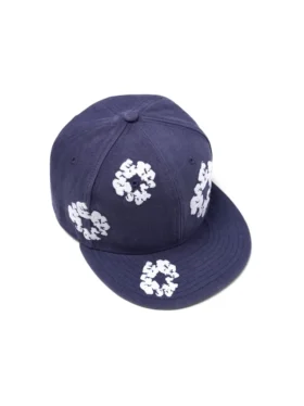 Cotton Wreath New Era 59FIFTY canvas fitted pet indigo