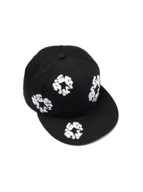 Cotton Wreath New Era 59FIFTY canvas fitted pet zwart